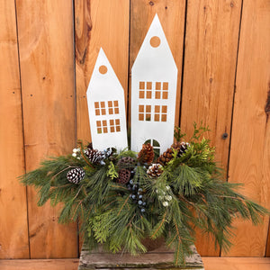 Holiday Houses - Winter Urn