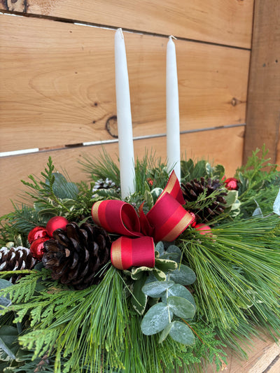 GLOW - Classic Candle Centrepiece workshop NEW!!!    Sun Dec. 7th 1:30 pm - 3 pm