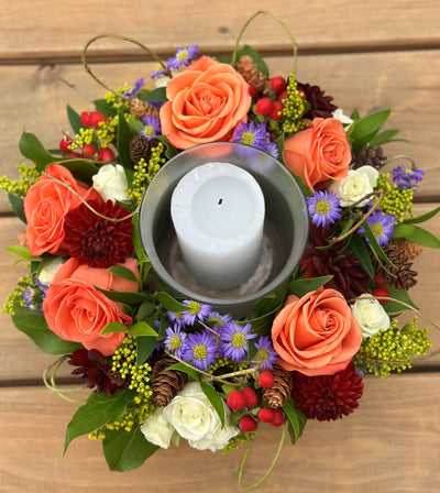 Thanksgiving Centrepiece Workshop 'Nested Glow'  Thursday October 9th 5:30 - 7:00 pm