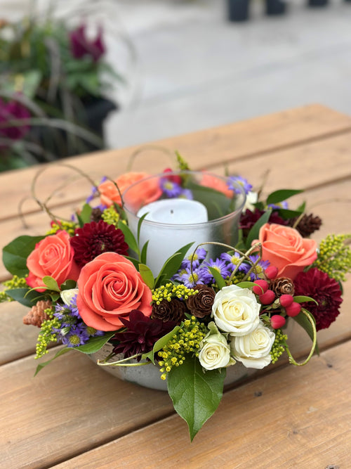 Thanksgiving Centrepiece Workshop 'Nested Glow'  Thursday Octboer 9th 5:30 - 7:00 pm
