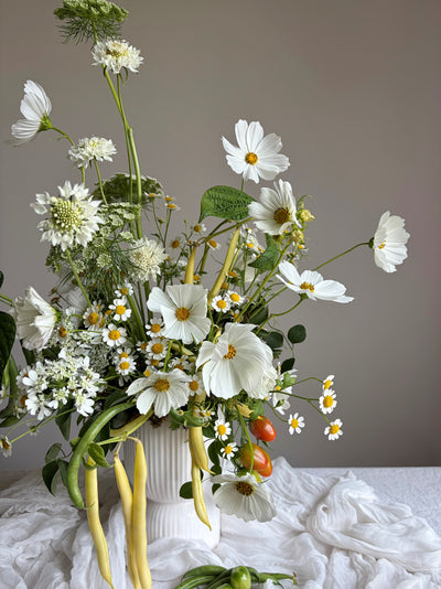 Petals & Produce - A unique Floral Design Workshop   Thursday Aug 13th 4pm -5:30 pm