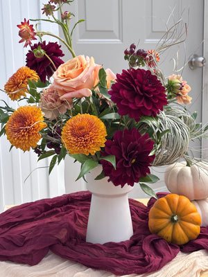 Autumn elegance - Thanksgiving Centrepiece workshop