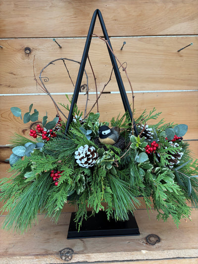 Festive Tree Top Arrangement workshop NEW!!   Saturday Dec 6th 10 am - 11:30 am